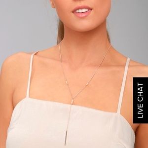 😍Rose Gold Pearl Drop Necklace